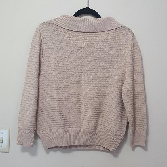 ST JOHN Collection Ribbed Pullover - Picture 8 of 8